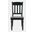 Madison County Slatback Dining Chair Set of 2 In Vintage Black
