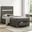 Madrid Youth Storage Bedroom Set In Gray