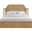 Magnolia Queen Planked Panel Bed In Cashew