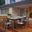 Maine Brown and Gray 7 Piece Outdoor Patio Dining Set EEI-1751-BRN-GRY-SET