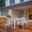 Maine White Light Gray 7 Piece Outdoor Patio Dining Set EEI-1749-WHI-LGR-SET