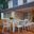 Maine White Light Gray 9 Piece Outdoor Patio Dining Set