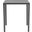 Maldives Outdoor Patio Square Bar Table In Grey