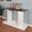 Mannedorf Sofa Table In Black and White
