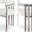 Marcello Vegan Leather Dining Chair Set of 2 In Cream