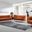 Margo Living Room Set In Cognac