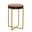 Marilee Accent Table In Gold and Red