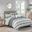 Marina 8 Piece Printed Seersucker King/Cal King Comforter and Quilt Set In Yellow