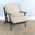 Marina Black Sand Chair With Cushions In Black
