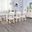 Marina Extension Dining Room Set (White Sand)