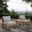 Marina Gray 3 Piece Outdoor Patio Teak Set EEI-1487-NAT-GRY-SET