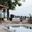 Marina 4-Piece Outdoor Patio Teak Set In Natural Gray