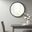 Marlowe Round Wall Decor Mirror In Black MPS95F-0037