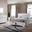 Matrix Two-Tone Youth Bedroom Set In White