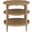 Maxwell Round End Table In Sunlit Oak