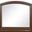Meade Mirror In Dark Cherry