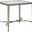 Metal Designs Sangiovese Rectangular End Table In Silver Leaf