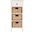 Michaela Distressed White Drawer Side Table