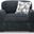 Midnight-Madness Oversized Chair In Gunmetal