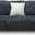 Midnight-Madness Sofa In Gunmetal