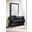 Milan Black Lacquer Dresser and Mirror