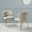 Milia Dining Chair Set Of 2 In Tan