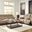 Mixed Momentum Power Reclining Living Room Set In Brownstone