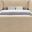 Modena Chenille Fabric Upholstered Full Bed In Beige