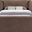 Modena Chenille Fabric Upholstered Full Bed In Brown