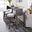 Modern Farmhouse Console Bar Table Set (Dusty Charcoal)