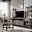 Modern Farmhouse Dusty Charcoal Splay Leg Round Occasional Table Set