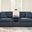 Modmax 3-Piece Sectional Loveseat With Audio System In Ink