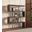 Modrest Maze Modern Walnut Bookcase