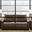 Modz 2-Piece Power Reclining Sectional Loveseat In Chocolate