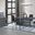 Monaco Dining Set In Dark Grey