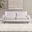 Monthey Sofa In Dark Brown and Light Gray