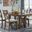 Moriville Grayish Brown Extendable Rectangular Dining Room Set