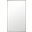 Mr4075br Eternity 24" Rectangular Brass Mirror