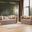 Naomi Button Tufted 2 PC Set With Velvet Fabric And Gold Accent In Off White