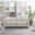 Naomi Living Room Set In Cream Velvet