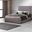 Nara King Storage Bed In Stone
