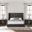 Nativa Interiors Aylet Box Tufted Upholstered Medium 67 Inch California King Brown Bed