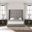 Nativa Interiors Aylet Button Tufted Upholstered High 87 Inch California King Grey Bed