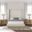 Nativa Interiors Aylet Plain Upholstered High 87 Inch California King Off White Bed