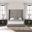 Nativa Interiors Aylet Simple Tufted Upholstered High 87 Inch California King Grey Bed