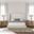 Nativa Interiors Aylet Vertical Channel Tufted Upholstered Medium 67 Inch California King Off White Bed