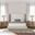 Nativa Interiors Irenne Plain Upholstered Medium 67 Inch California King Off White Bed