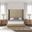 Nativa Interiors Irenne Square Tufted Upholstered High 87 Inch California King Flax Bed