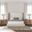 Nativa Interiors Irenne Vertical Channel Tufted Upholstered Medium 67 Inch California King Off White Bed