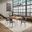 Nature'S Edge 60 Inch 7 Piece Modern Dining Set In Natural and Grey